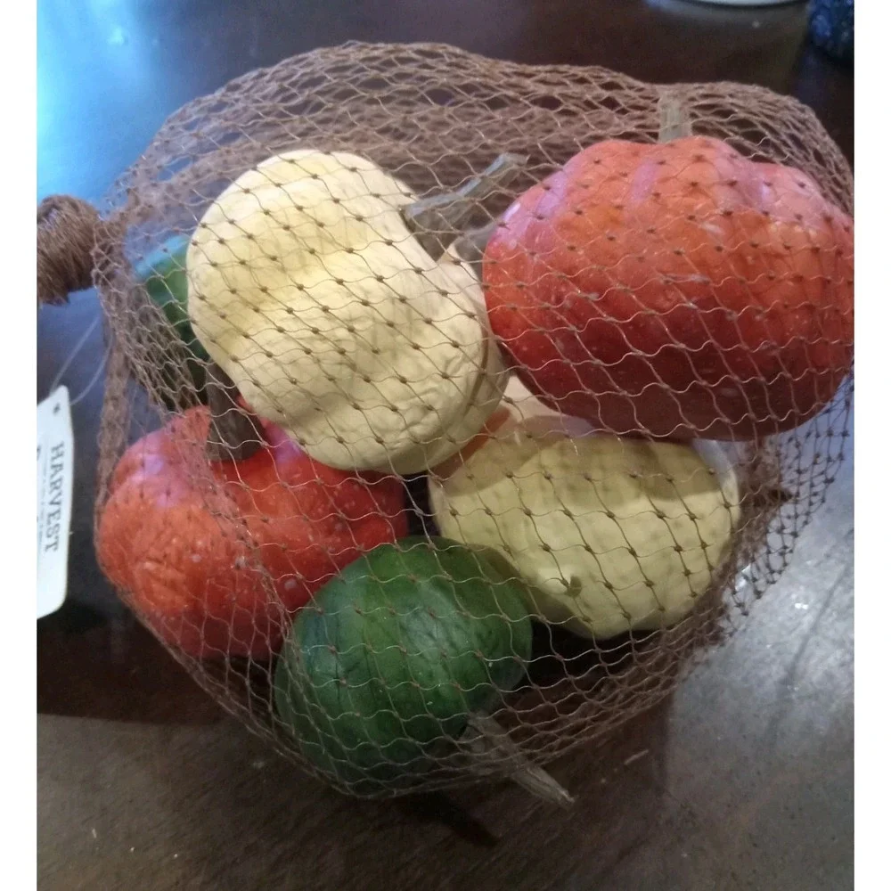 16 Pcs Assorted Fall Artificial Pumpkins Harvest Faux Pumpkins Rustic‎ Farmhouse